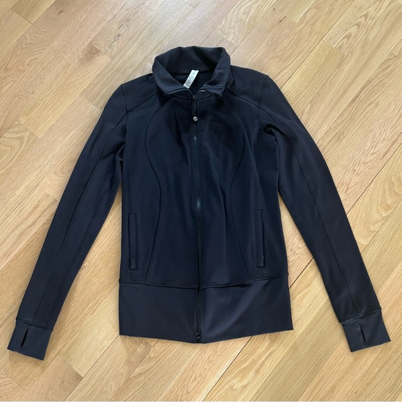 lululemon athletica Jackets & Blazers - Lululemon black yoga zip up jacket Size 8